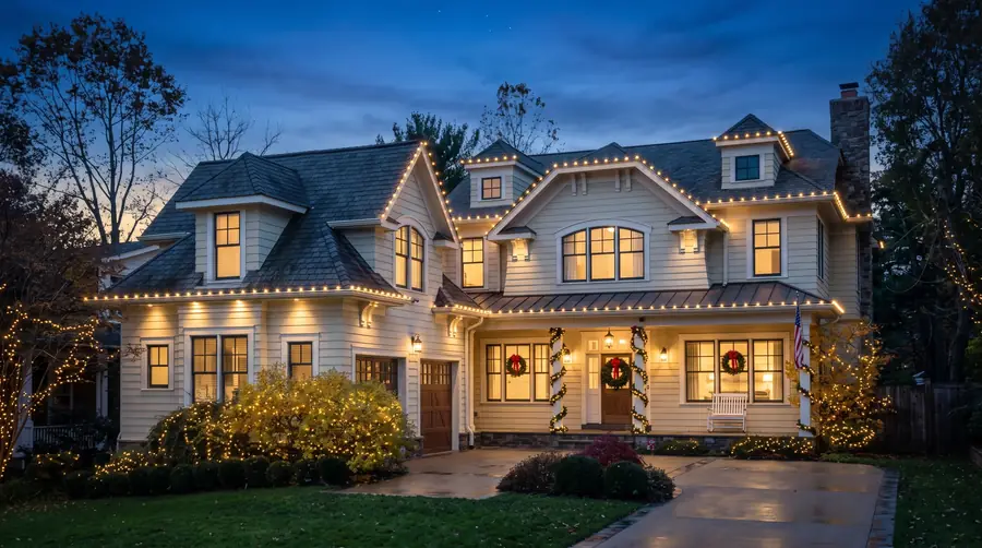Holiday lights and decorations design